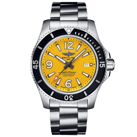 breitling superocean 44 yellow|Superocean automatic 44.